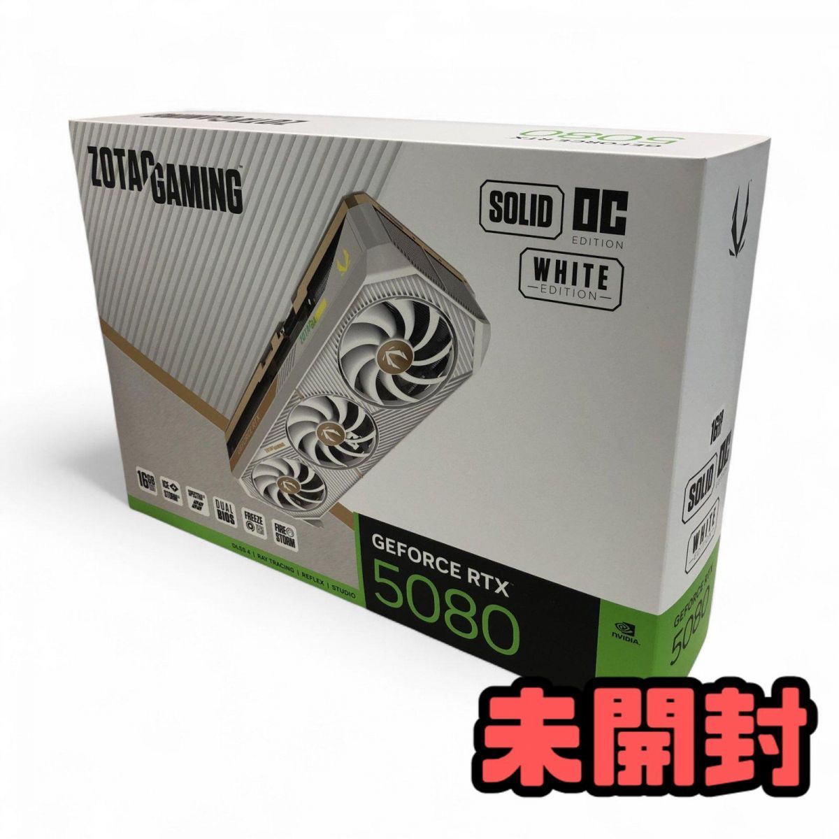 グラフィックボード ZOTAC ゾタック GeForce RTX5080 SOLID OC 16GB 256BIT GDDR7 BQK829117大