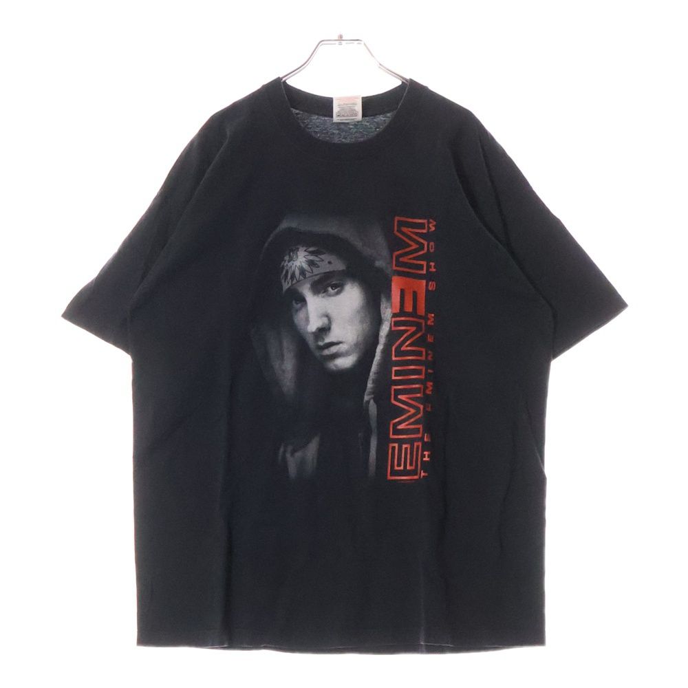 Eminem プリント Tシャツ ブラック VINTAGE (ヴィンテージ) 00s EMINEM THE EMINEM SHOW 2003 TEE
