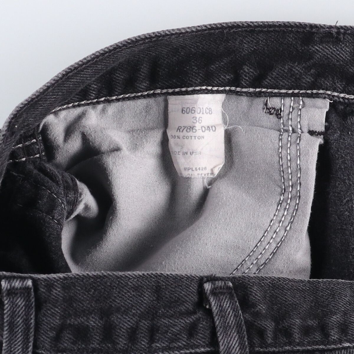 古着 90年代 ラングラー Wrangler ブラックデニムショーツ ショート