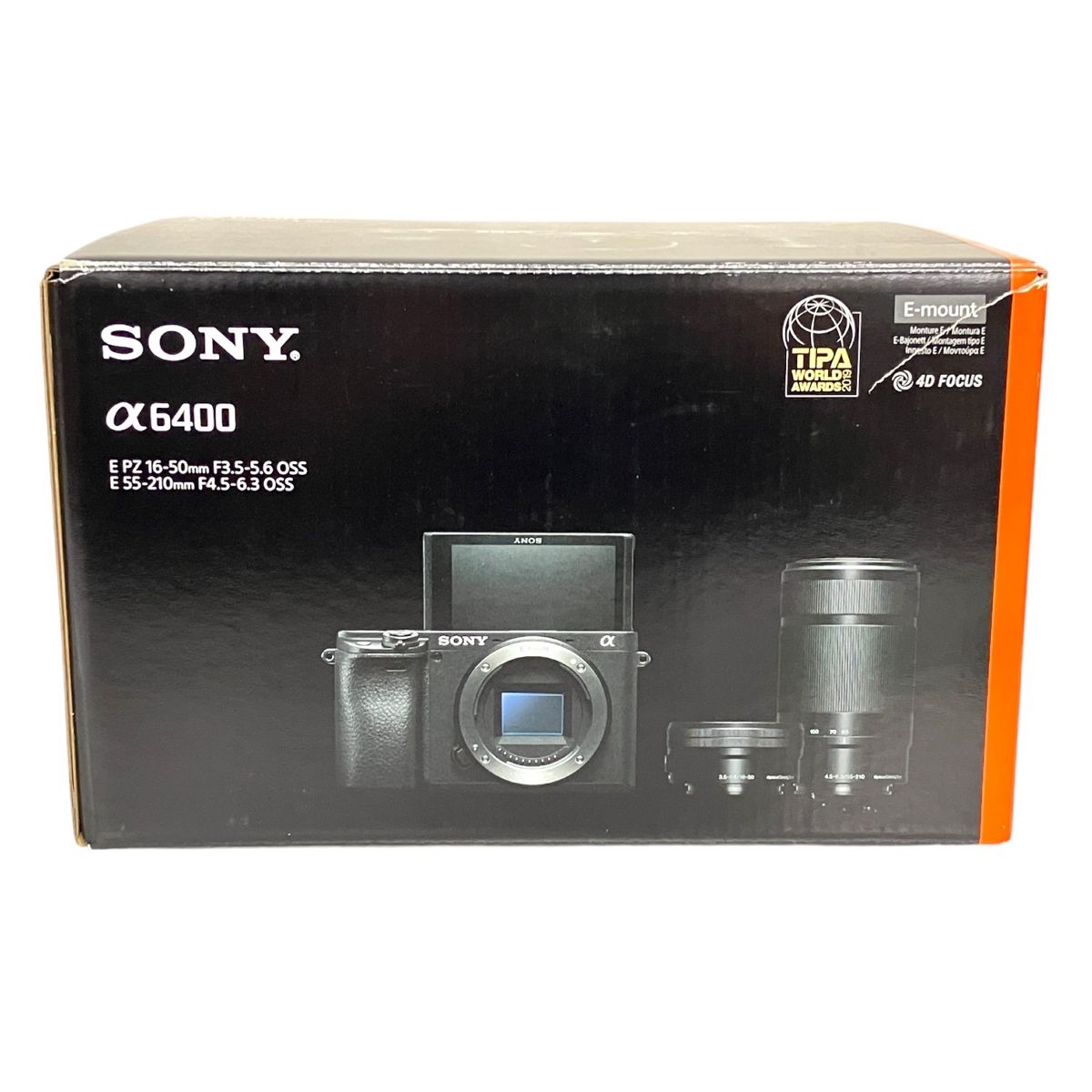 SONY α6400 ダブルズームレンズキット ILCE-6400Y E16-50mm F3.5-5.6 E55-210mm F4.5-6.3  ミラーレス 一眼レフ ソニー デジタル カメラ 写真 撮影 趣味 中古 美品 T9302764 - メルカリ