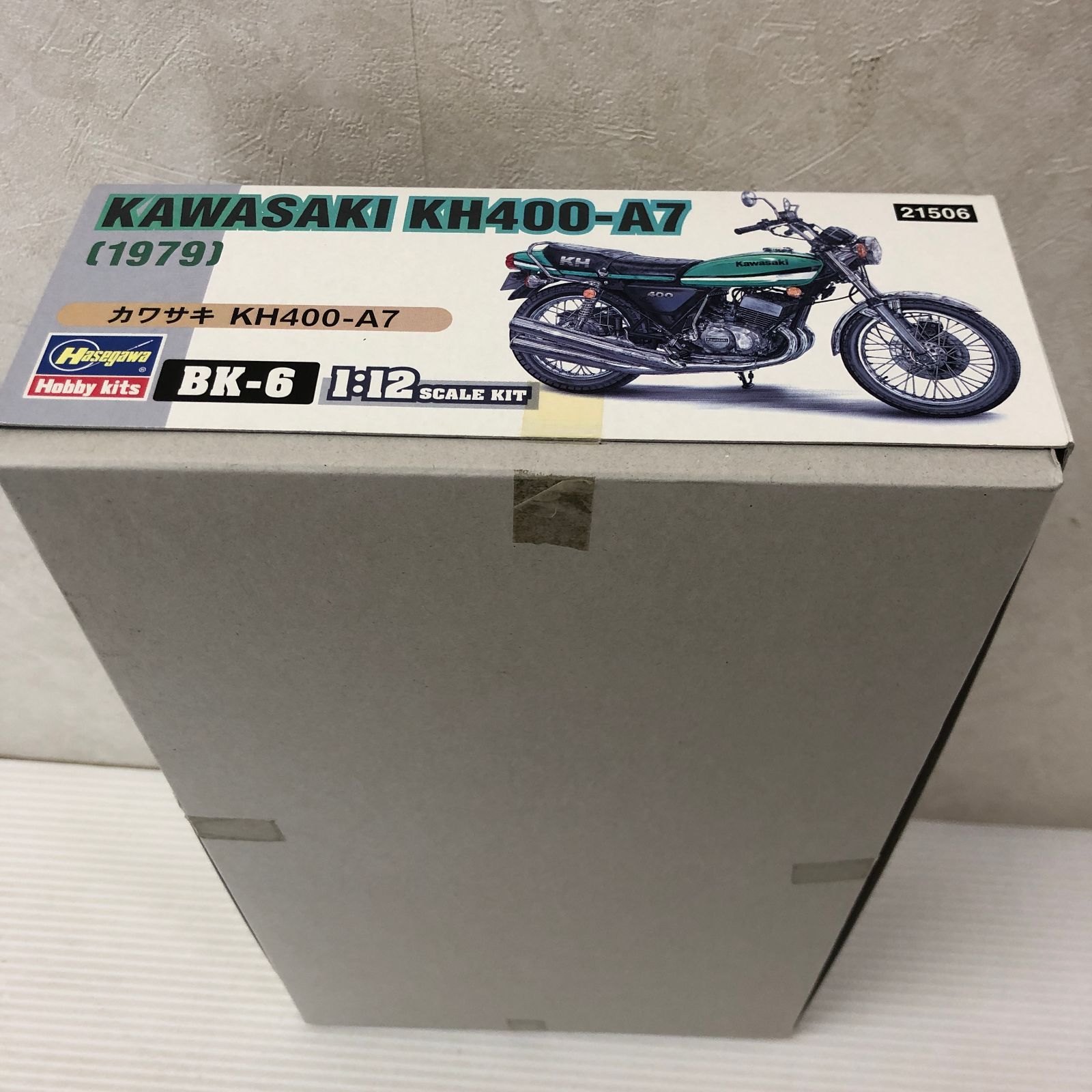 Kawasaki KH400-A7 プラモデル 外箱開封済み、未組立品 smpra090461