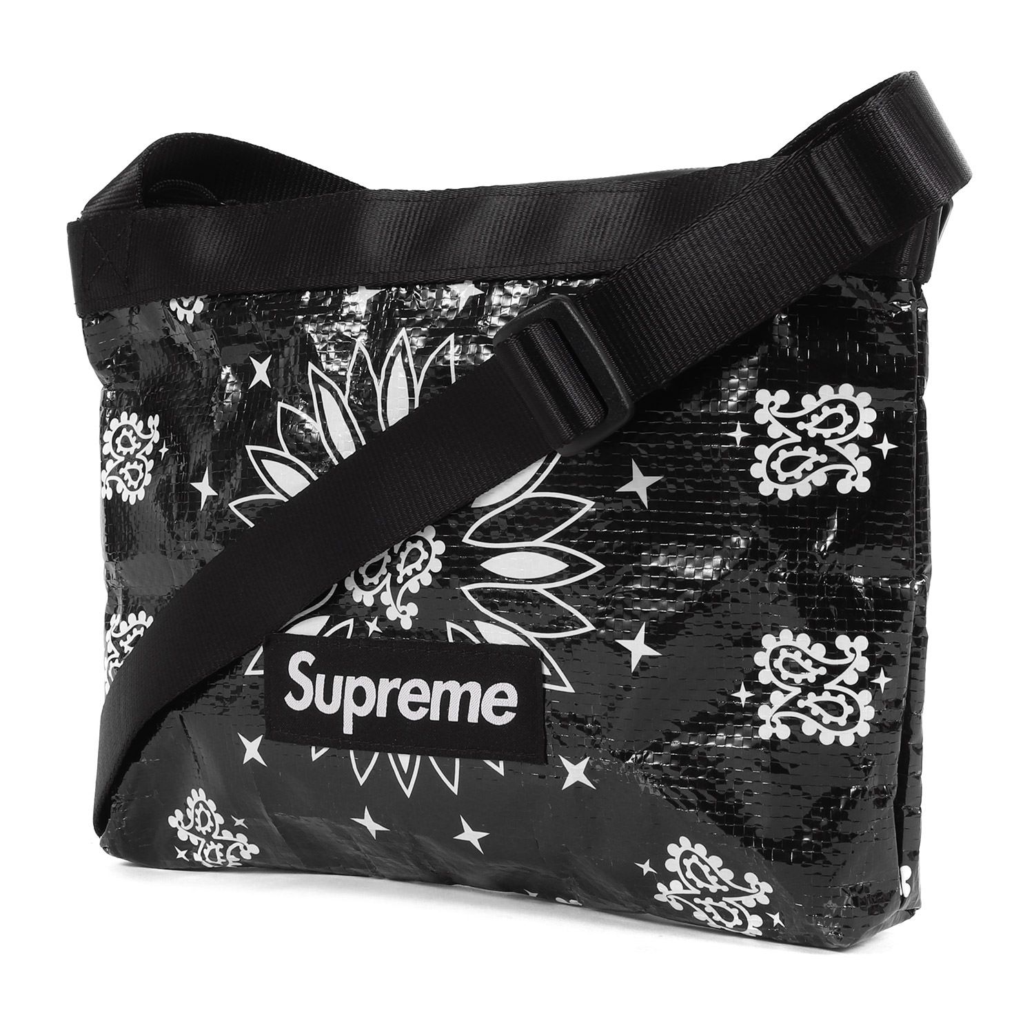 21FW Supreme Side Bagシュプリームサイドバック黒 - バッグ