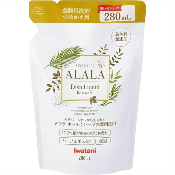 まとめ買い-48点セット アララ キッチンハーブ つめかえパック２８０ｍｌ 岩谷産業 食器用洗剤