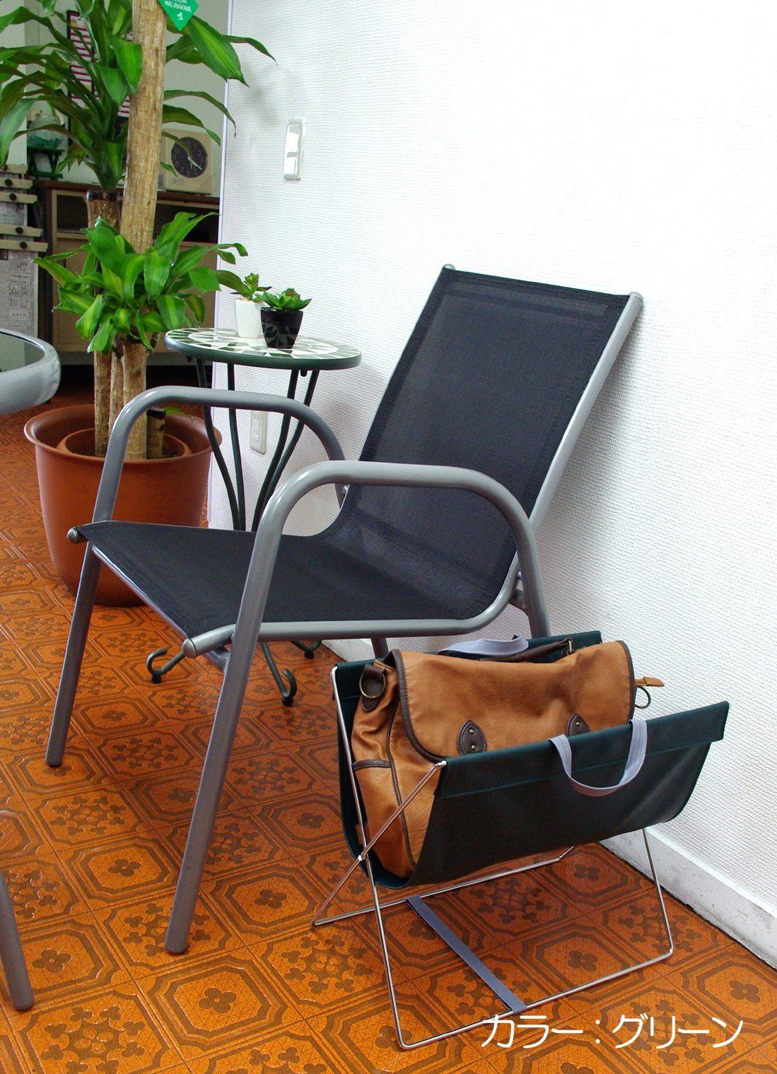 サキ R-357BR セルフワゴン レザースタイル PVC ブラウン ラゲッジ② Amazon｜サキ 手荷物入れ セルフワゴン レザー調 PVC ブラウン R-357BR