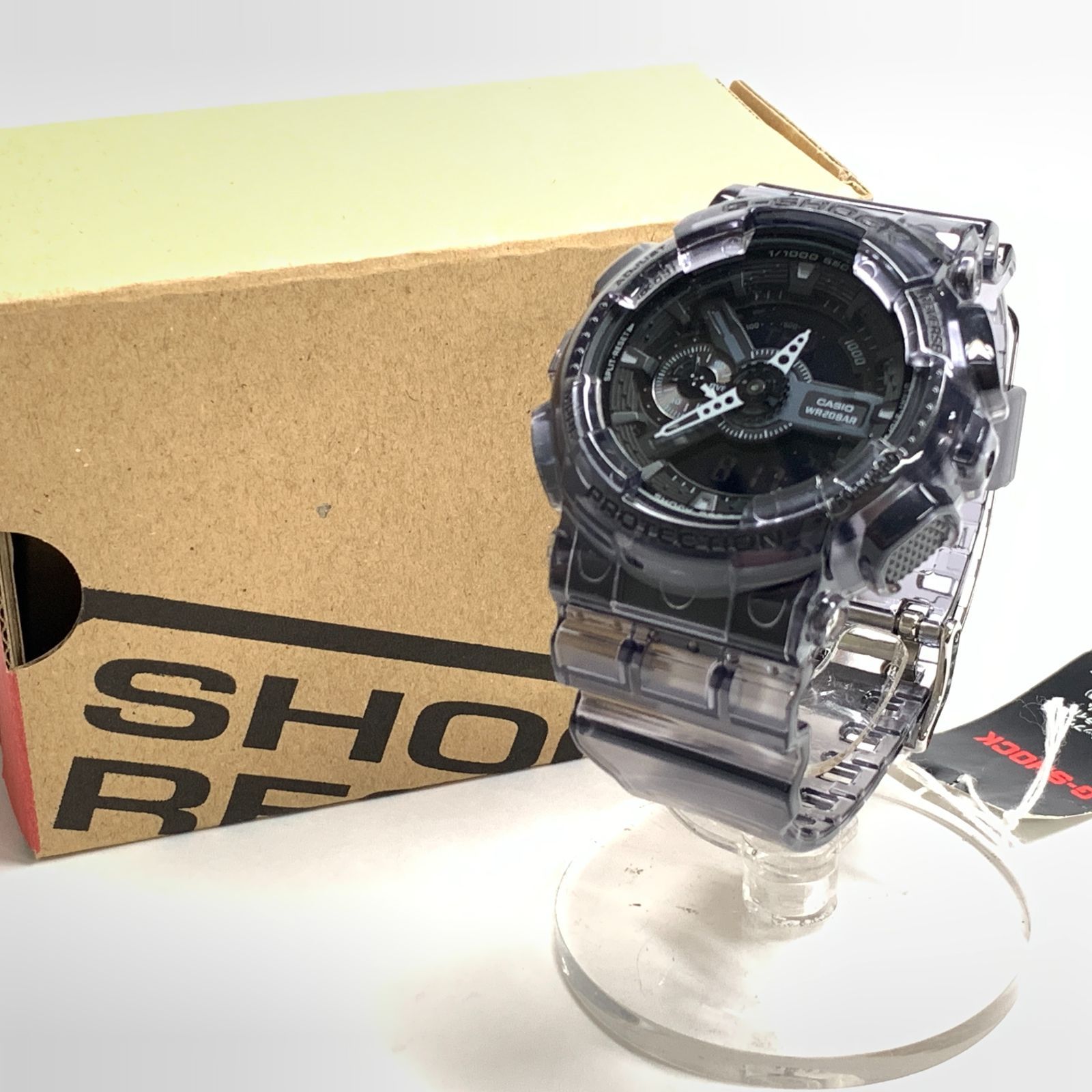 f001 B 新品 CASIO カシオ G-SHOCK GA-110SKE-8AJF スケルトンシリーズ 