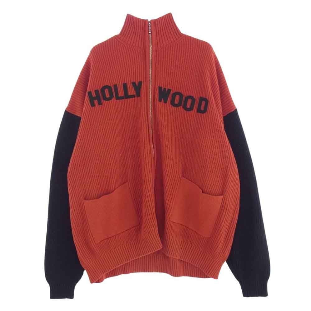 ダイリクDAIRIKU HOLLYWOOD ハリウッド ジップアップ ニット