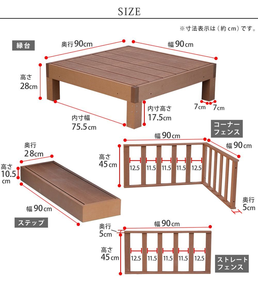 人工木ウッドデッキ