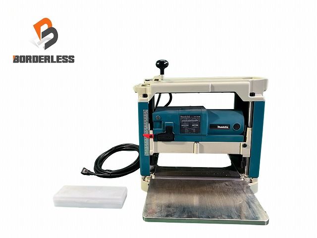 比較的 makita マキタ 100V 304mm 自動カンナ 2012NB 定盤固定式 替刃式 自動かんな盤 プレーナー 研磨機 大工道具 103828