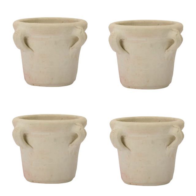 花 観葉植物用ポット チュニジアン C Teracotta POT 4個入り 15024 底穴あり 受皿なし 代引き不可 中型ポット FARM p123