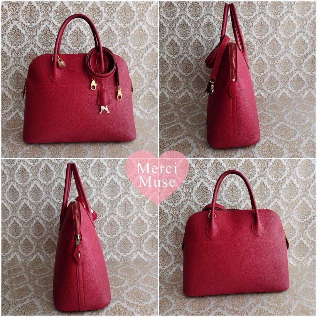 ボリード35 ルージュヴィフｘゴールド金具