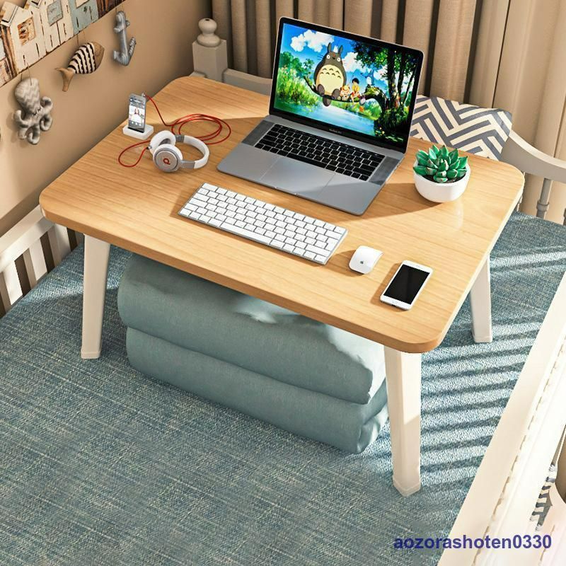 折み式テーブル　キャスター付き　学習机幅90㌢折り畳んで45㌢ 折み式テーブル キャスター付き 学習机幅90㌢折り畳んで45㌢ 折み式