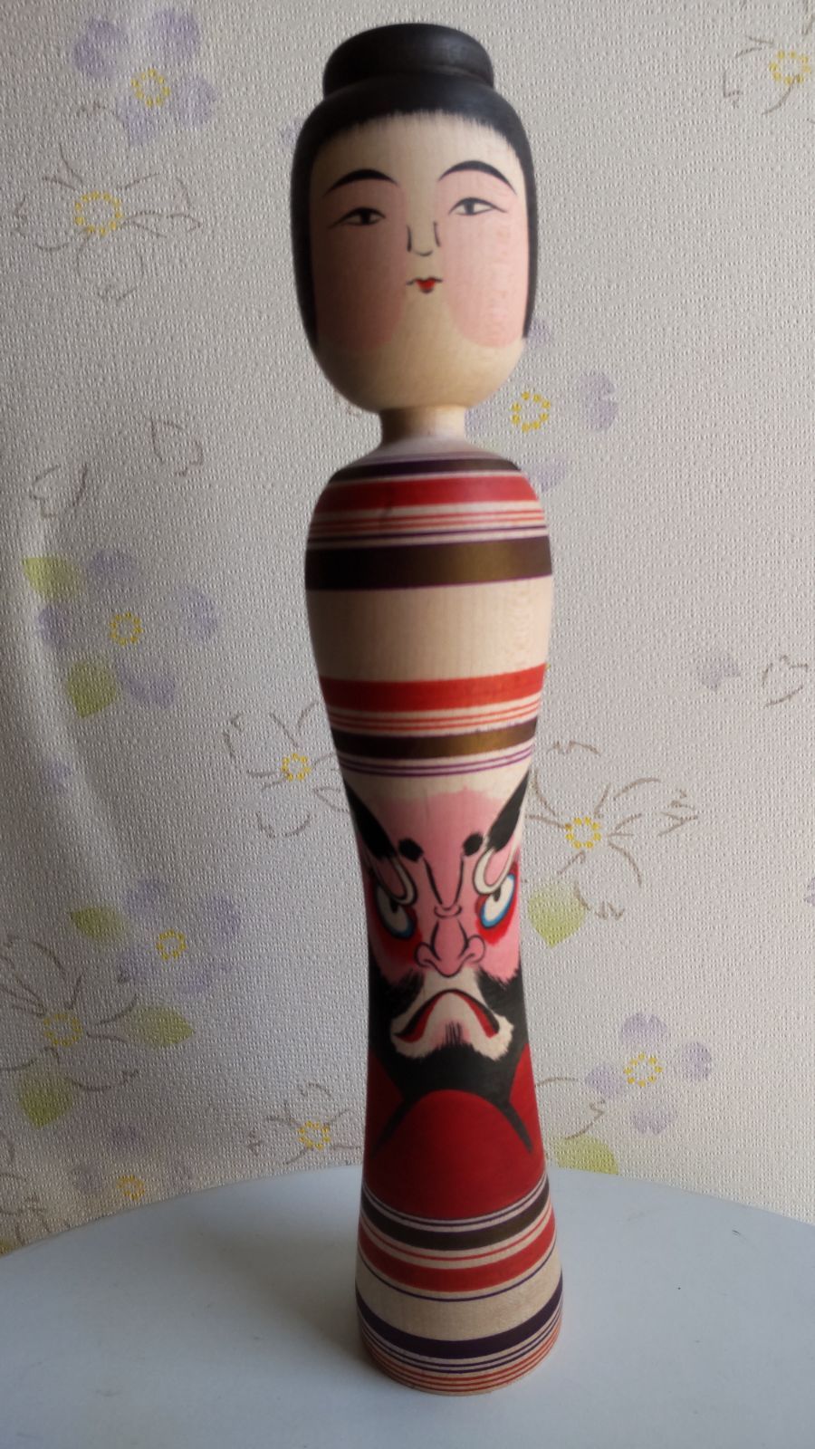 こけし 24.5cm H日本伝統こけし サイン入り 笹森純一 1954