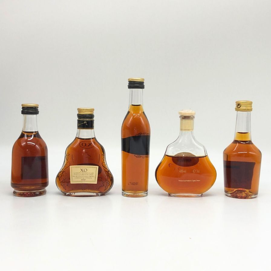 Hennessey ヘネシー ミニチュアボトル5本セット ヘネシー ミニボトル 5本セット 50ml 40%【B4】 - メルカリ