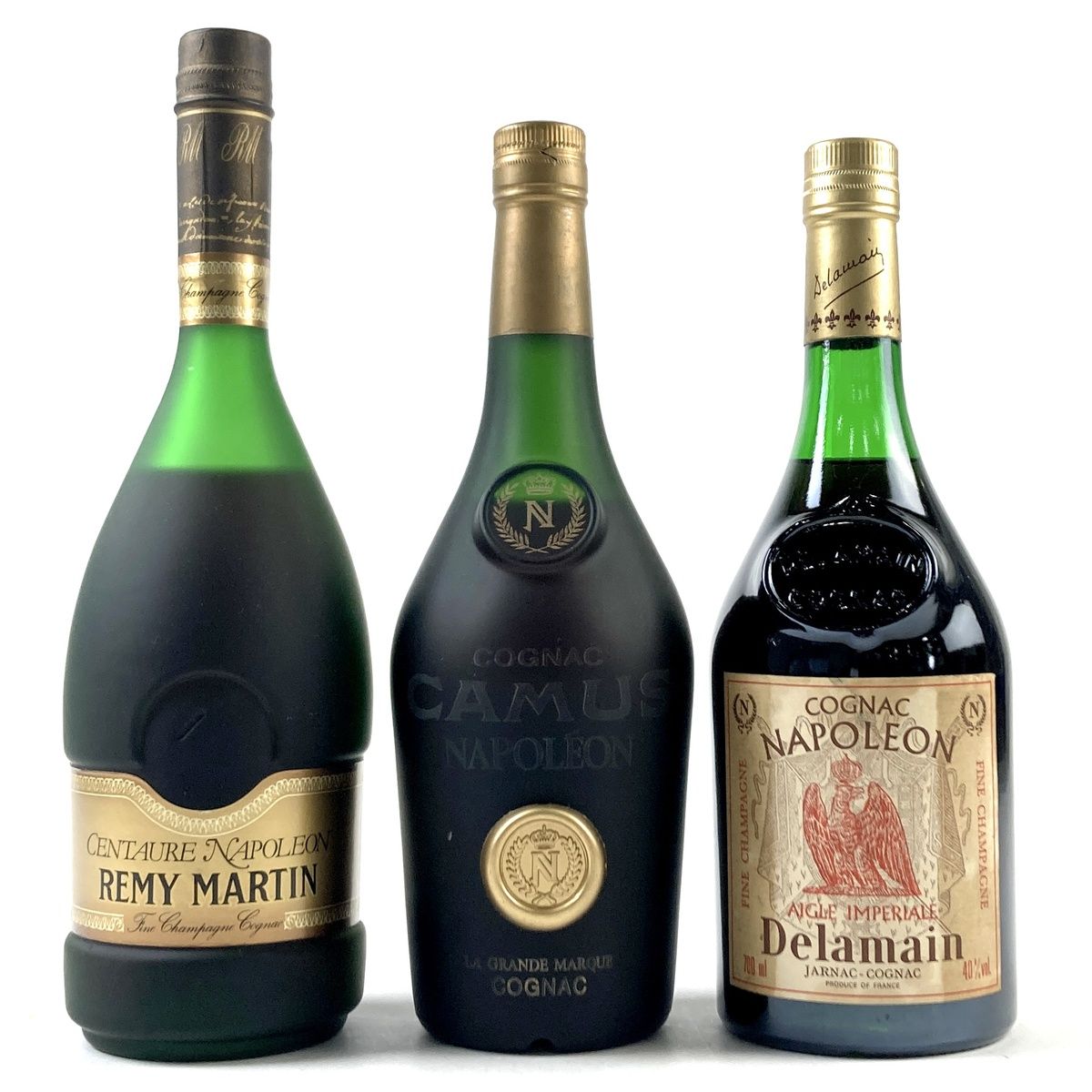 古酒 まとめて ヘネシー カミュー ナポレオン ブランデー 未開栓 液面