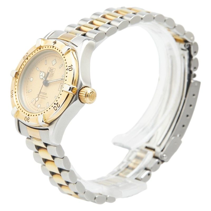 TAG Heuer 2000 964.008 レディース アナログ コンビ Tag Heuer Professional 2000 Watch 964.008 Quartz Vintage