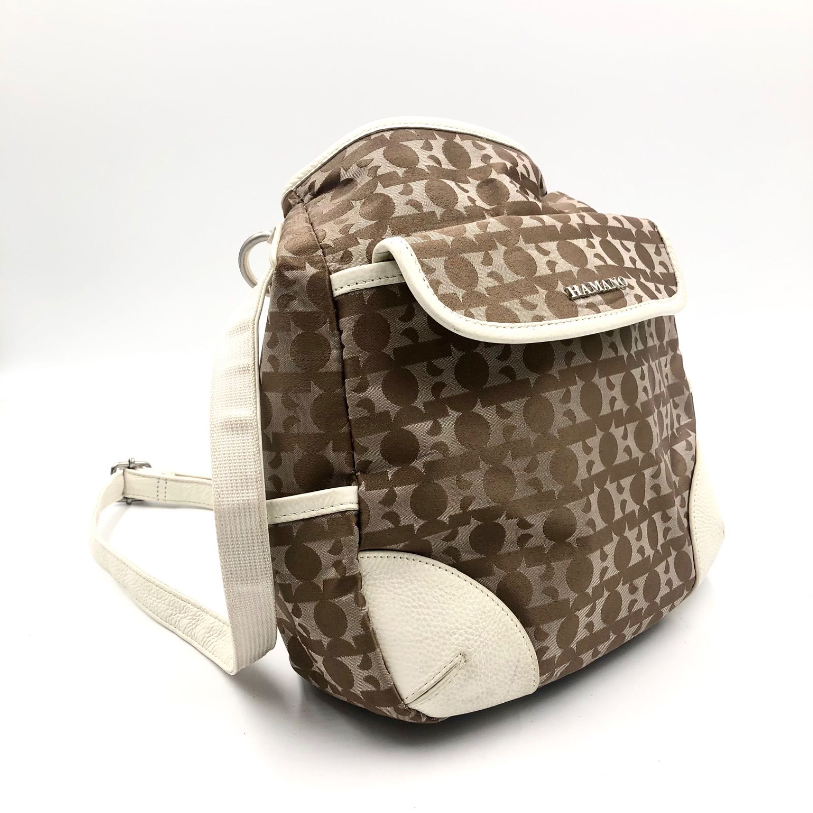 □美品□HAMANO ハマノ 濱野皮革工藝 2way リュックサック