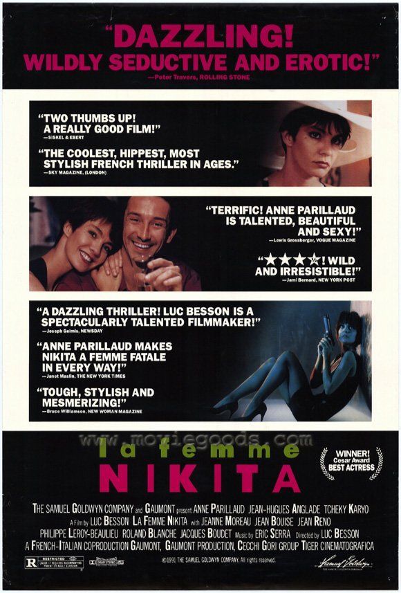 ニキータ 映画ポスター シアターサイズ 101.6×68.6cm フレームなし