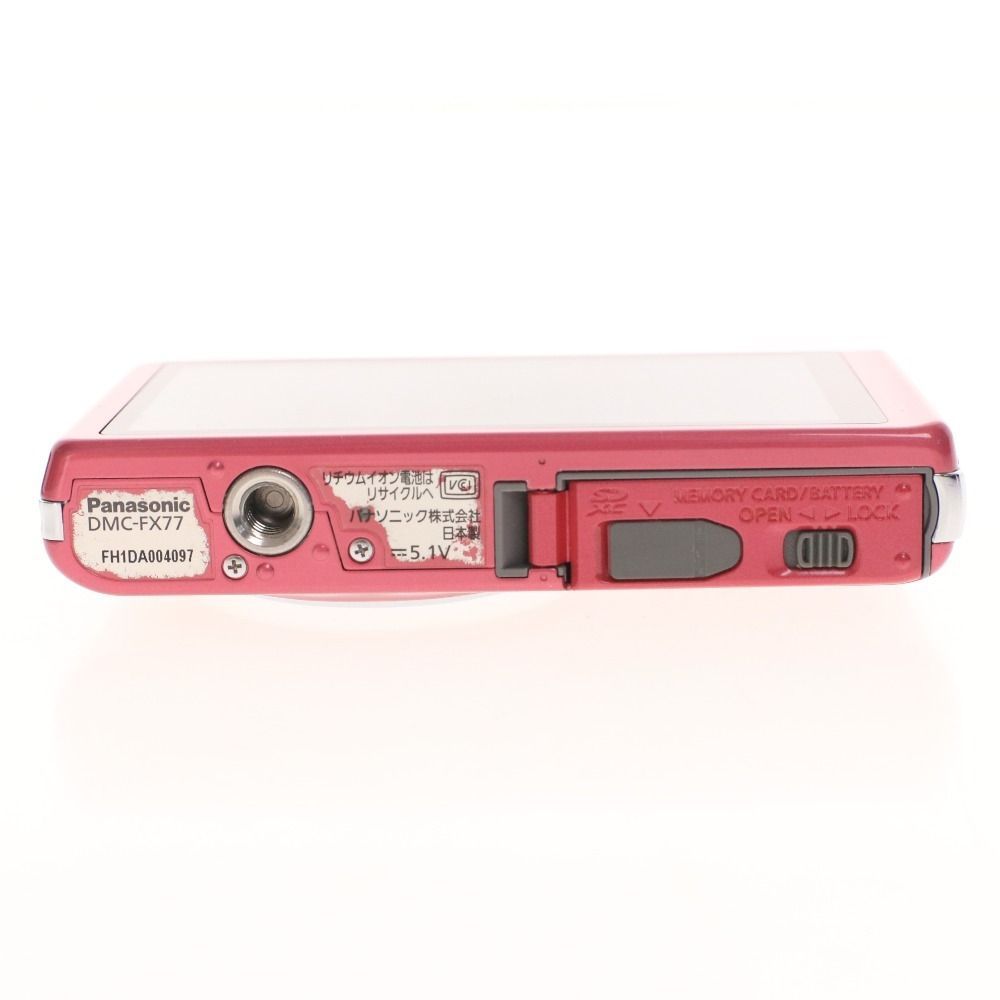 動作確認 パナソニック LUMIX DMC-FX37 コンパクトデジカメ ピンク