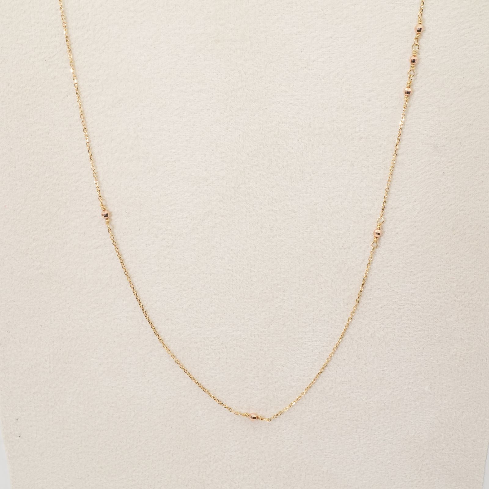 K10 アガット 80cm ミラーボール ロングネックレス/24-4105