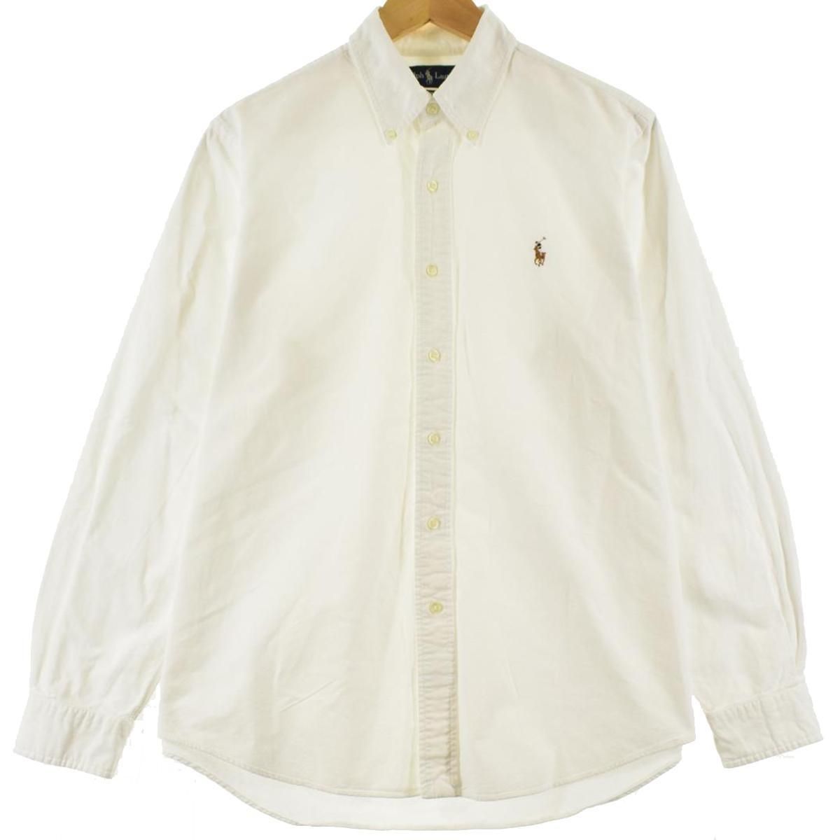 古着 ラルフローレン Ralph Lauren CUSTOM FIT 長袖 ボタンダウンシャツ メンズL/eaa308458