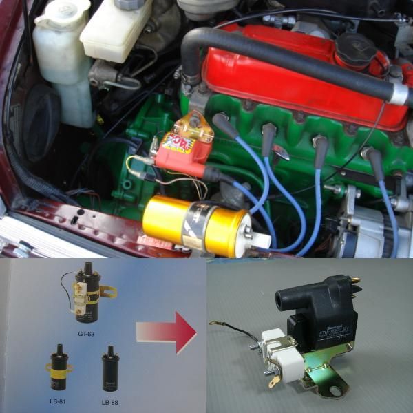 小型軽量 ハイパワー 汎用 イグニッションコイル - メルカリ
