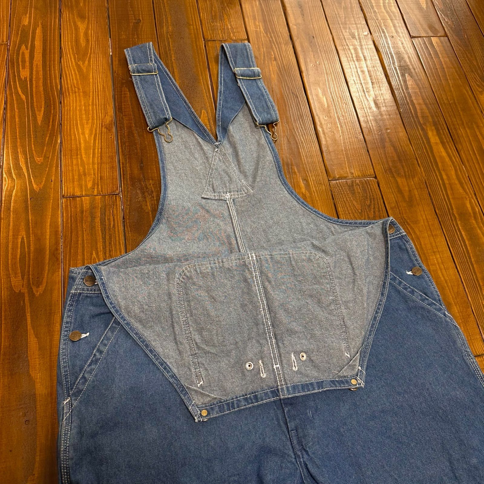 BIGSMITH ビッグスミス】デニムオーバーオール サロペット 42×30