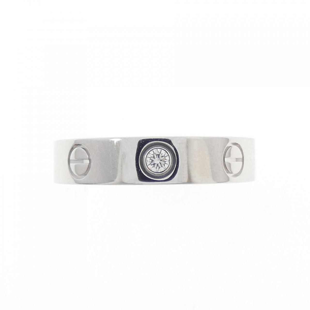 カルティエ ミニラブ 1P リング moe.カルティエ ミニラブ1P