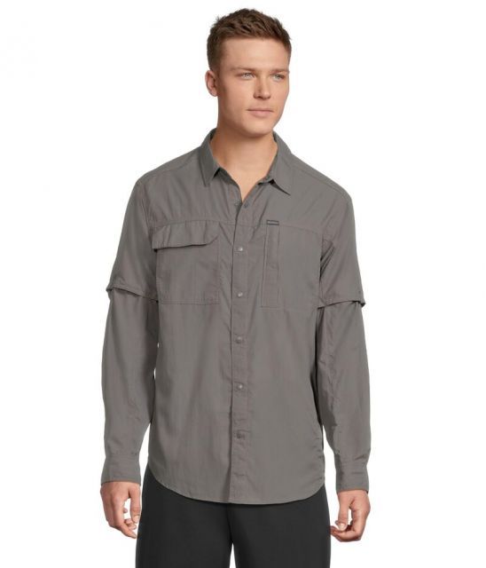 【送料無料】 コロンビア メンズ シャツ トップス Skien Valley Long Sleeve Shirt City Grey