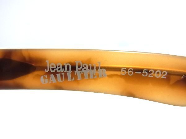 ■極美品■ Jean Paul GAULTIER ジャンポールゴルチエ 56-5202 サングラス 眼鏡 メガネ アイウェア ブラウン系  AF8227ｱZ
