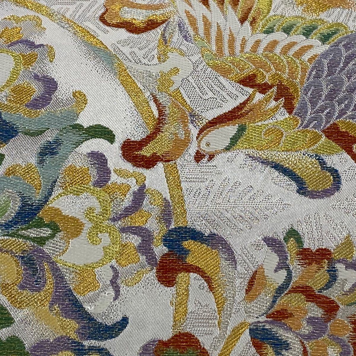 川島織物 袋帯六通 鳳凰と花 509my63◇川島織物 鏡裏文に