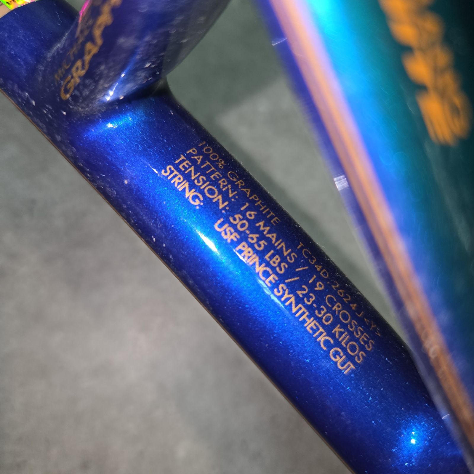 希少・美品】Prince マイケルチャン グラファイト G3 テニスラケット