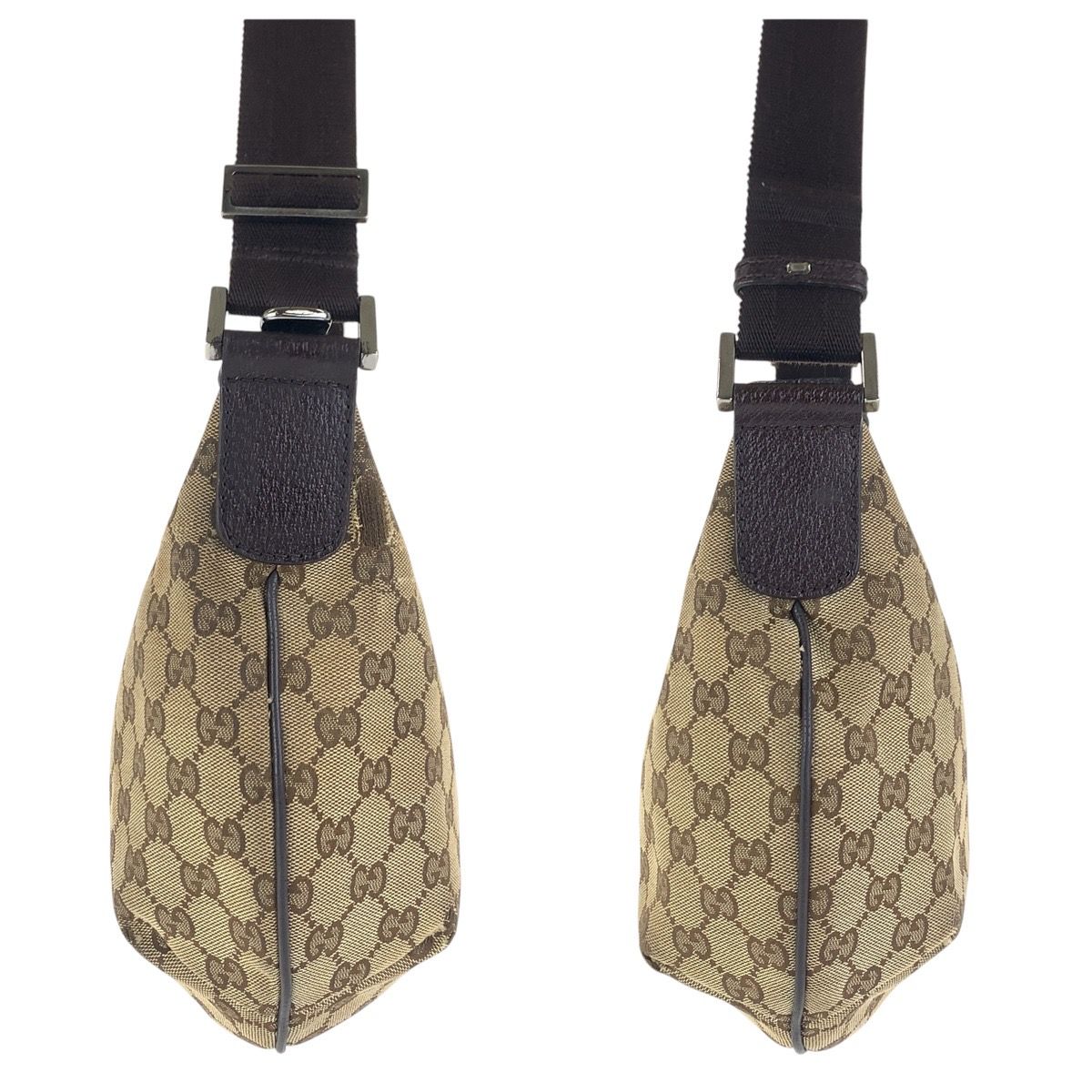 GUCCI ショルダーバッグ ブラウン キャンバス GUCCI グッチ バッグ ショルダーバッグ GGショルダーバッグ