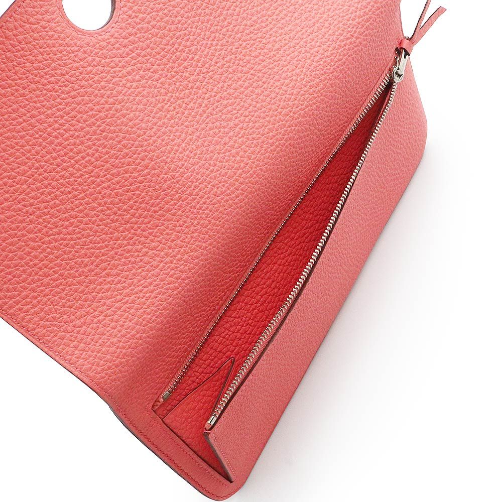 エルメス ドゴン ロング レクトヴェルソ 二つ折り長財布 トゴ レザー