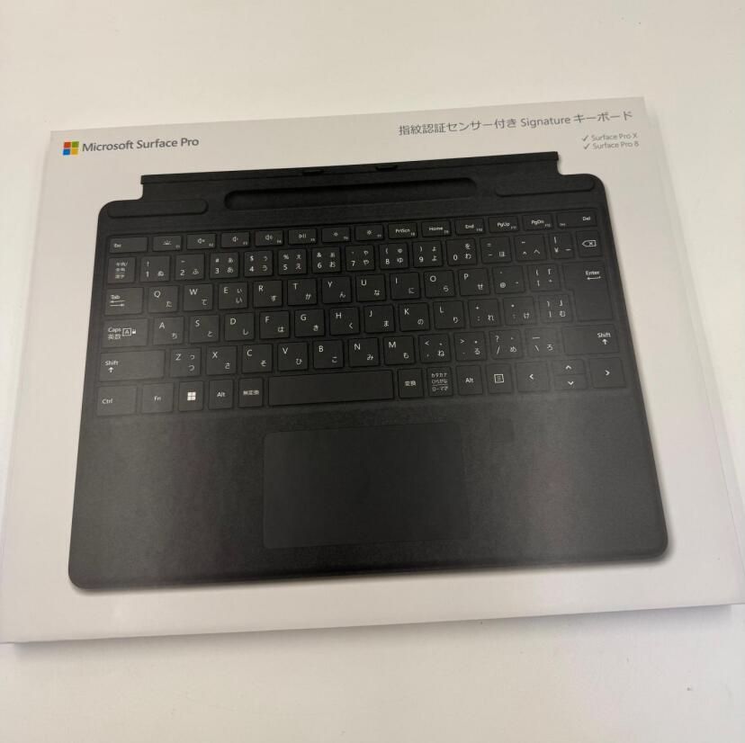 指紋認証センサー付き Surface Pro Signature キーボード