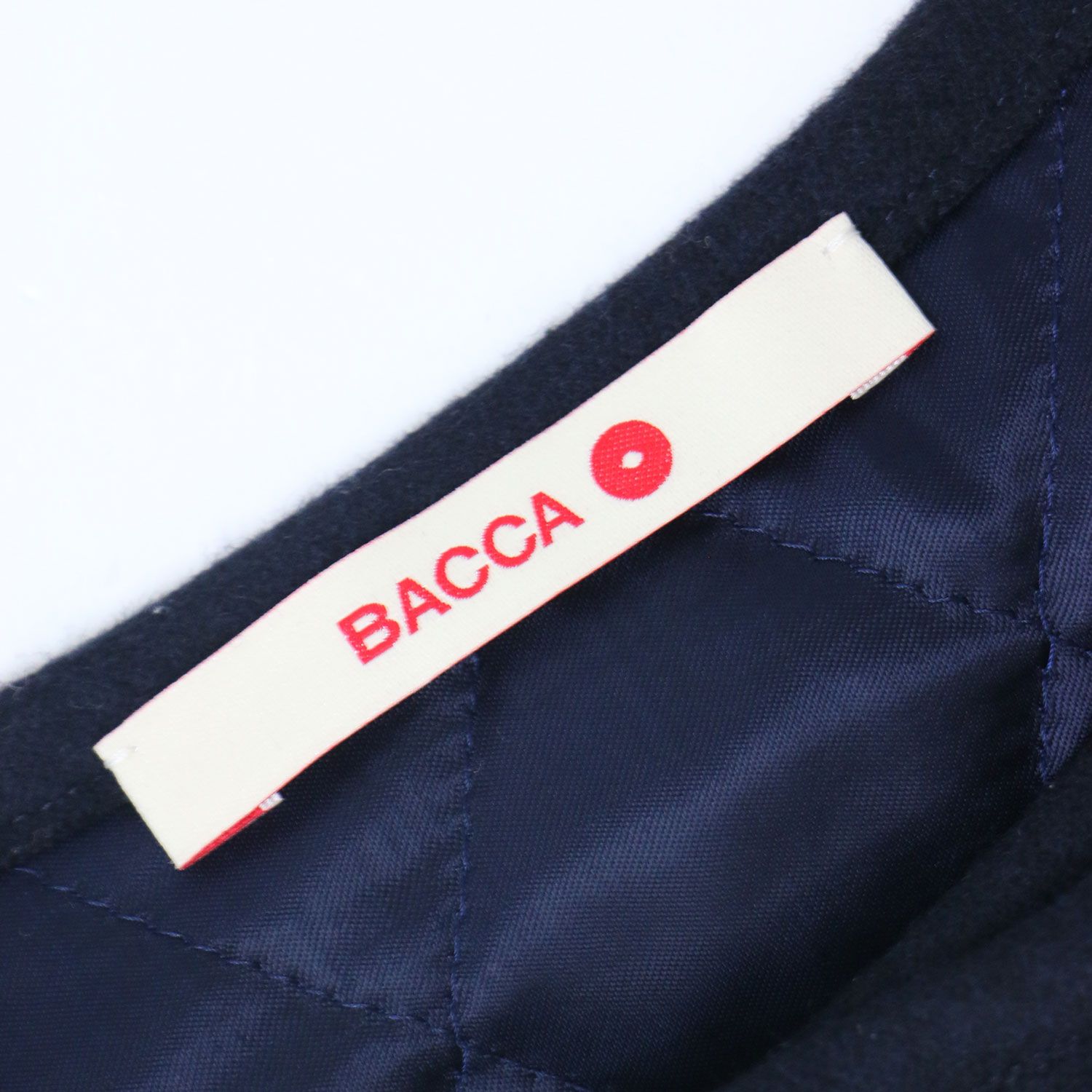 新品】BACCA バッカ ベスト ネイビー 紺 サイズ:36(9号) / 24秋冬
