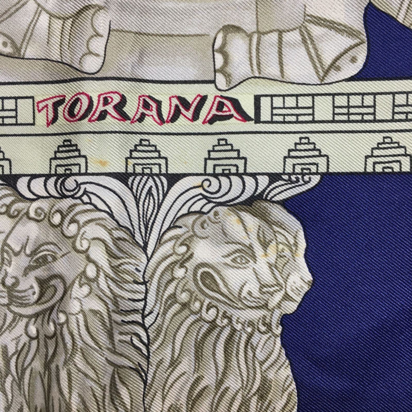 2506-81｜美品｜エルメス カレ 90 スカーフ シルク マルチカラー