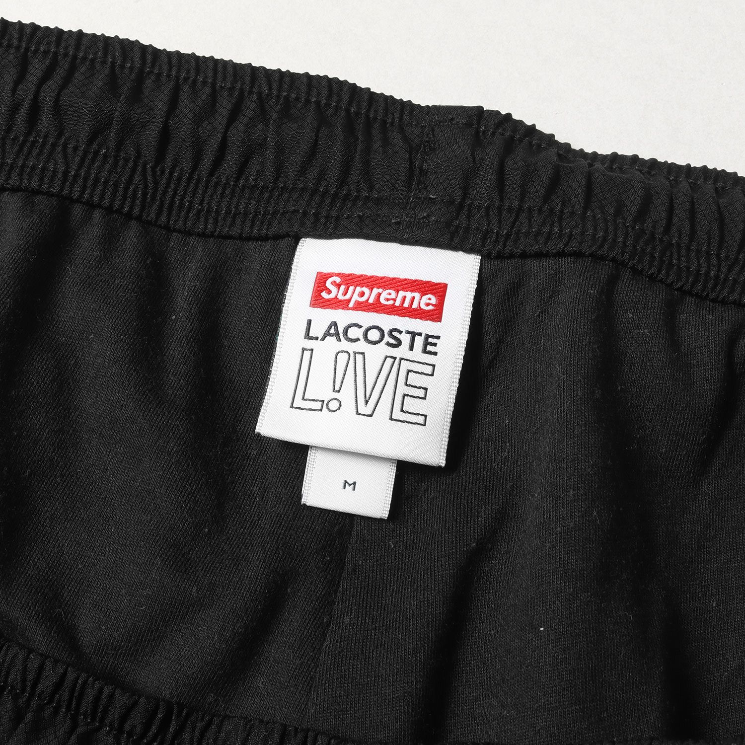Supreme シュプリーム パンツ サイズ:M 19AW LACOSTE L!VE ラコステ