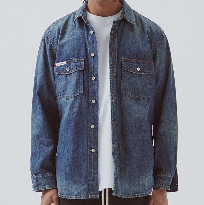 FOG ESSENTIALS エフオージー エッセンシャルズ Denim Long Sleeve