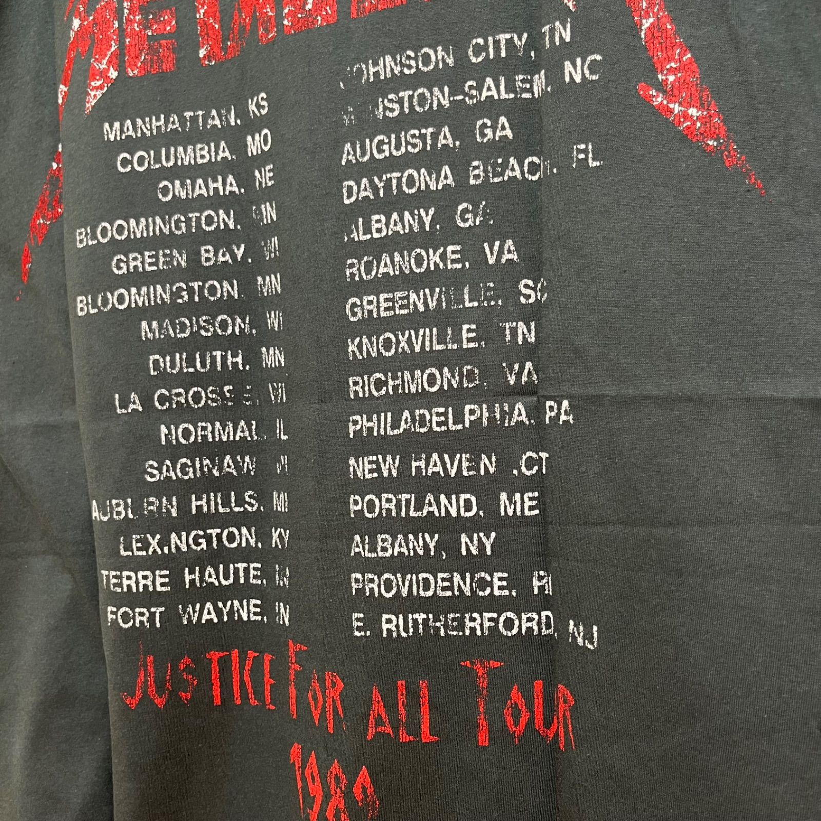 新品 メタリカ METALLICA バンドTシャツ ツアーTシャツ Lサイズ メンズ 