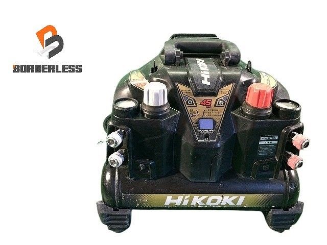 品 HIKOKI ハイコーキ 100V 8L 常圧|高圧 エアコンプレッサー EC1245H3 黒|ブラック エアツール
