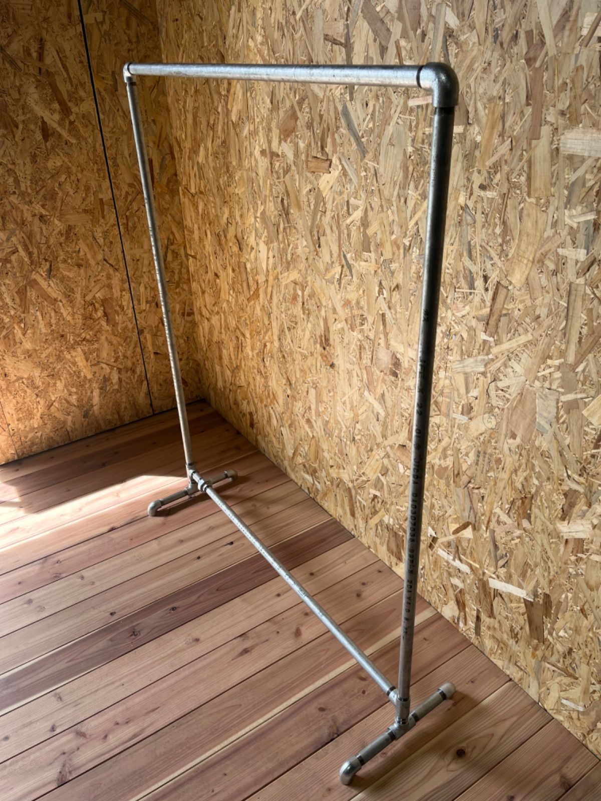 アンティーク　ガス管 ハンガーラック 楽天市場】ハンガーラック キャスター付き パイプ 水道管