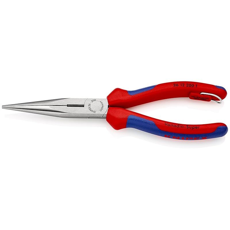 クニペックス KNIPEX 2612-200TBK 先長ラジオペンチ 落下防止 BK 0