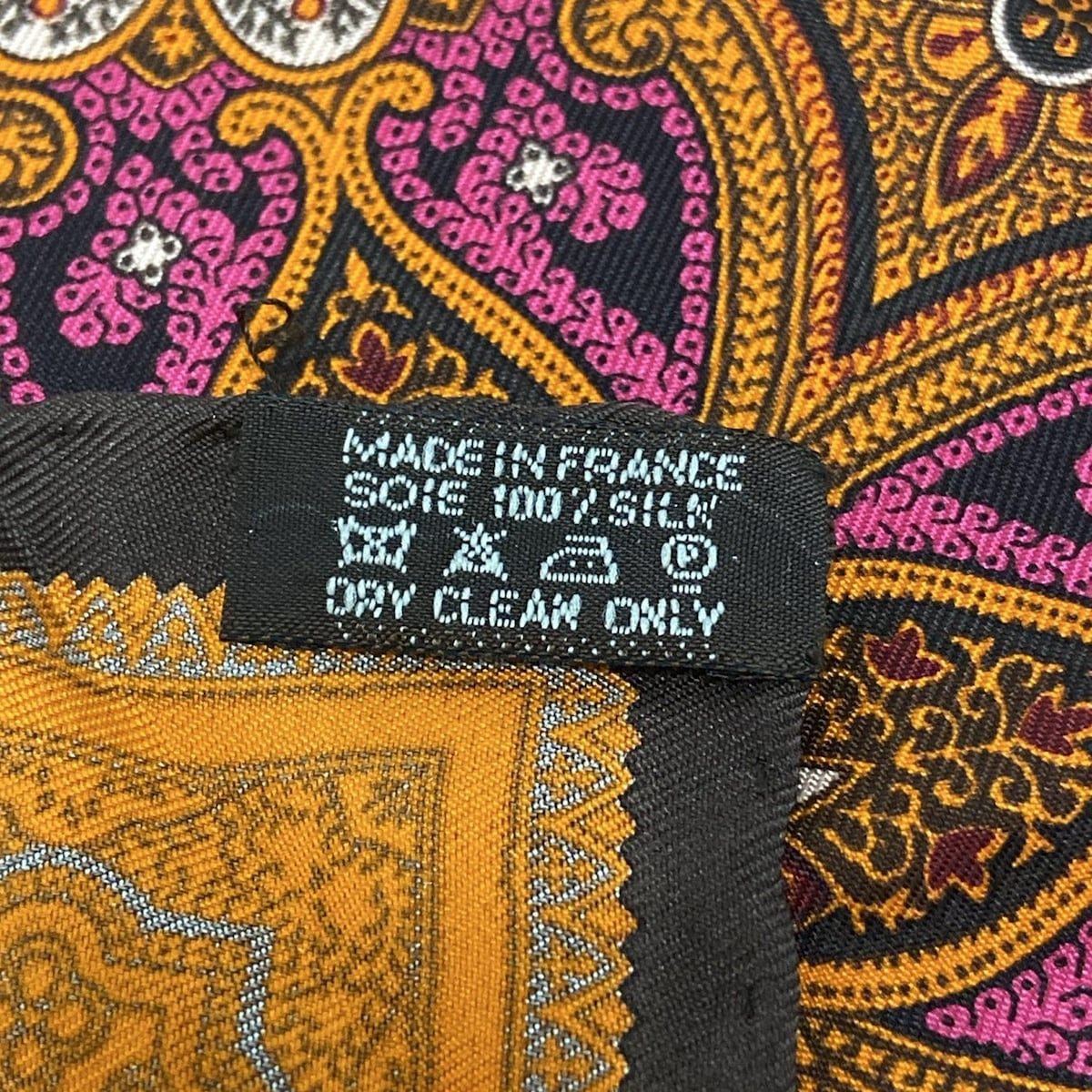 HERMES(エルメス) スカーフ美品 プチカレ オレンジ×ダーク