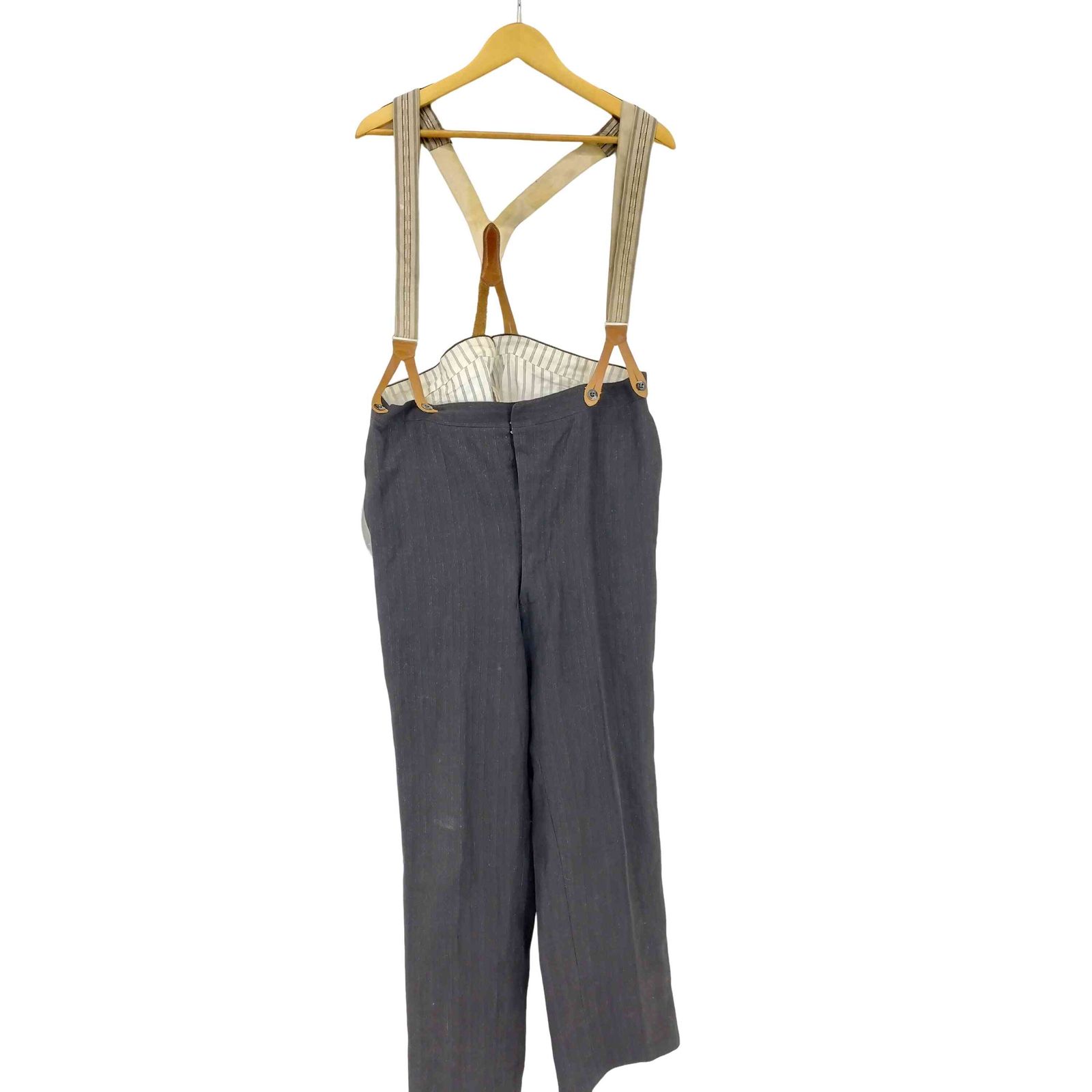 専用30s 40s ヴィンテージ ウール サスペンダー シンチバック 美品 貴重 30s 40s Blitsh vintage イギリス ヴィンテージ