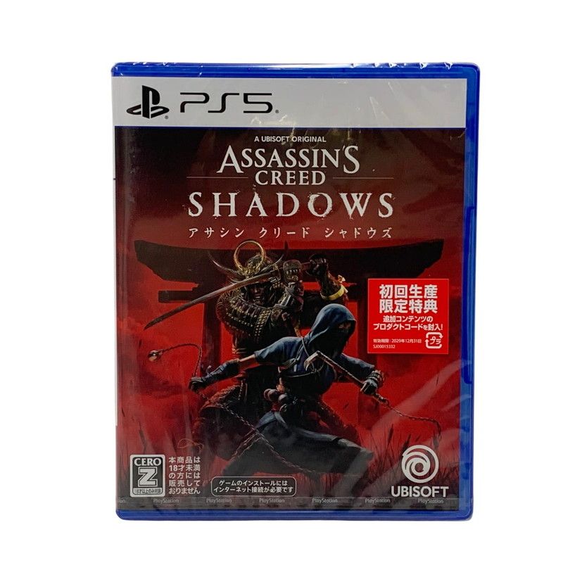 PlayStation - 新品未開封　PS5ソフト　アサシンクリード シャドウズ スタンダードエディション PS5 アサシンクリード シャドウズ スタンダードエディション