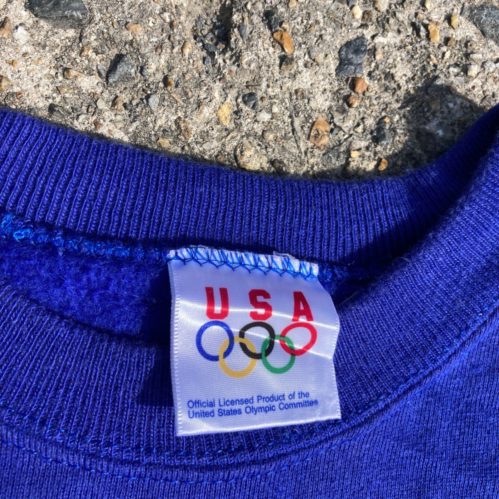 【90sアメリカ製】USAオリンピック　刺繍ロゴ　公式スウェットトレーナー