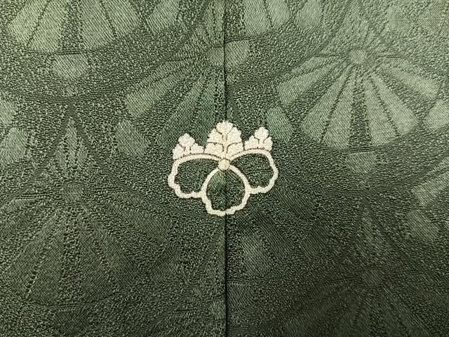 上質な色無地 青海波地紋