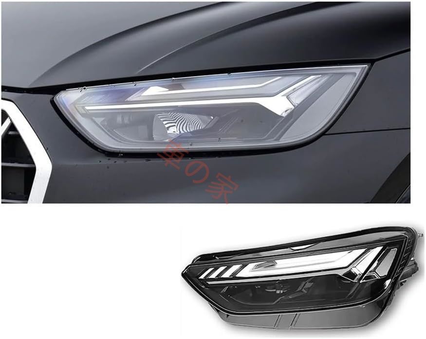ヘッドランプ照明 Audi Q5 2021-2025 ヘッドライト DRL ターンシグナル ハイビーム エンジェルアイ プロジェクターレンズ ヘッドライトアセンブリ ペア交換用
