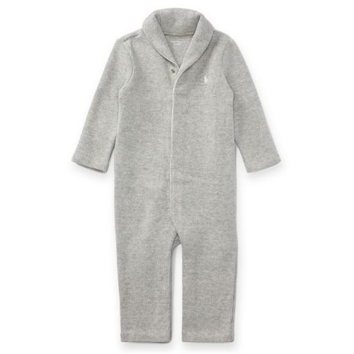 ラルフローレン ニットショール前開きカバーオール