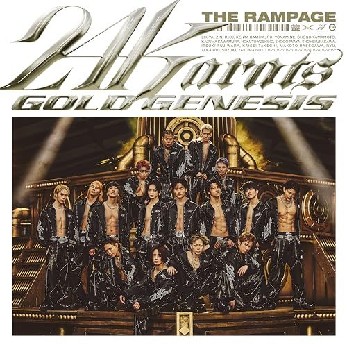 THE RAMPAGE 24karats GOLD GENESIS トレカ付き① CD)24karats GOLD GENESIS(SG+DVD) - THE RAMPAGE from EXILE T